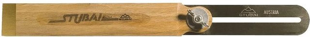 Stubai Gehrmaß Schmiege aus Holz mit Schienenlänge 330 mm in Braun - Bild 1