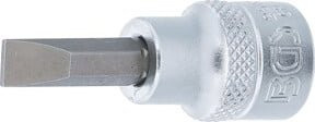 BGS Bit-Einsatz Schlitz 7 mit 10 mm (3/8") Innenvierkant in Silber - Bild 1