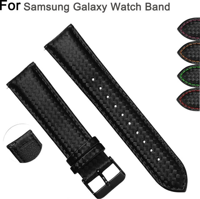 OAKCHARM Uhrenarmband Leder, Schwarz, Unisex - Bild 1