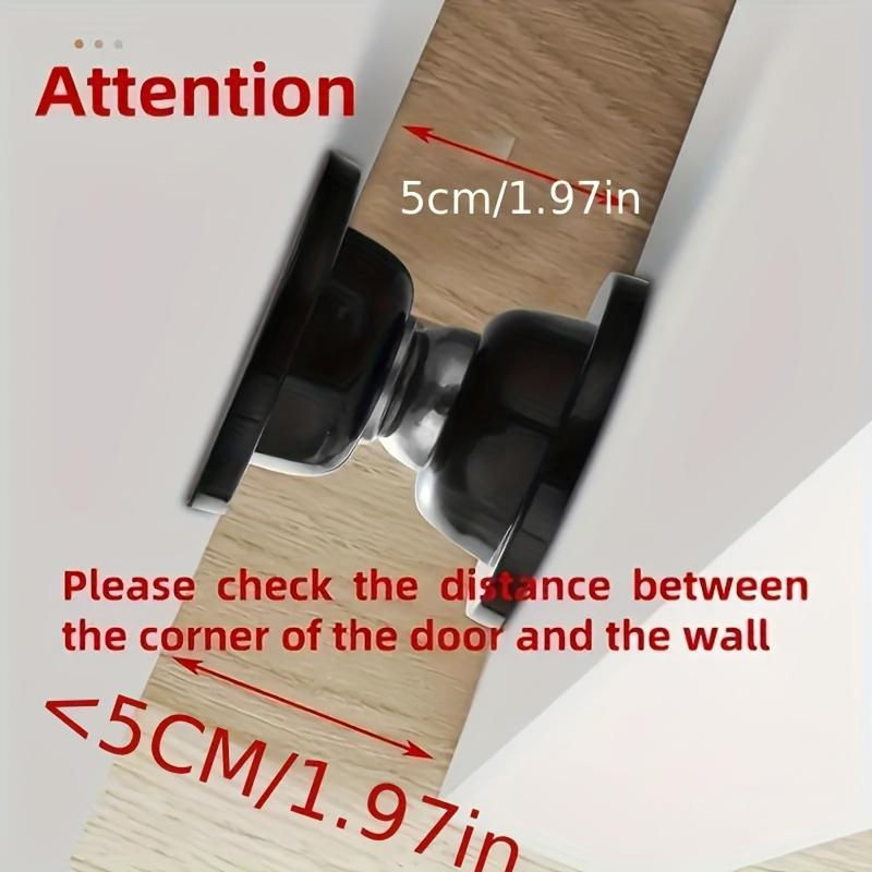 Magnetischer Türstopper von HappyhomeEE in Weiß zur Wand- oder Bodenmontage ohne Bohren - Bild 3