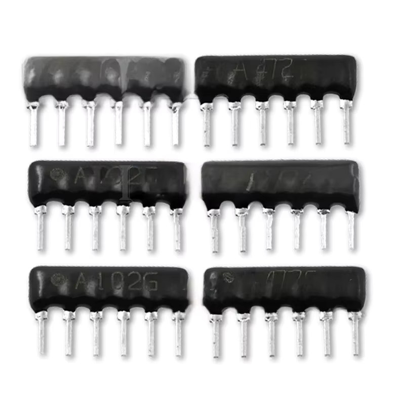 DIYGBA 10er Set 6-Pin Netzwerk-Widerstands-Array DIP in Schwarz mit verschiedenen Ohm-Werten - Bild 3