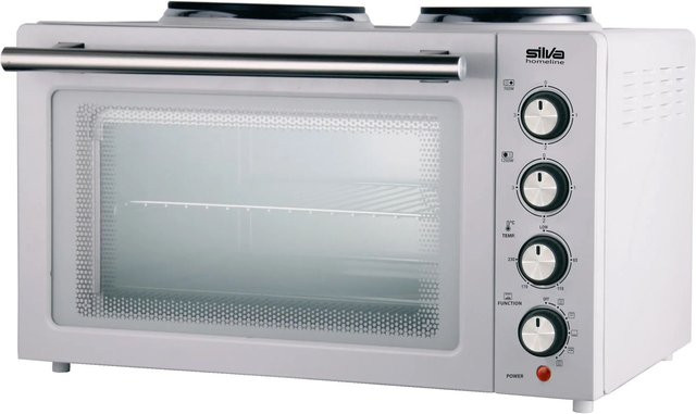 Silva Schneider Miniküche KK2900 in Weiß mit Backofen und Doppelherd - Bild 1
