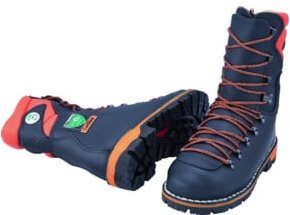 EIBE Forstsicherheitsstiefel Klasse 2 aus Leder in Blau, Größe 41 - Bild 1