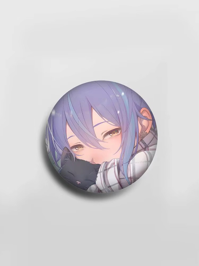 Kayou Kunstbrosche, Runde Reversnadel, Unisex - Bild 6