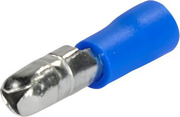 Rundstecker-Set aus Kunststoff in Blau, Durchmesser: 0,5 cm - Bild 1