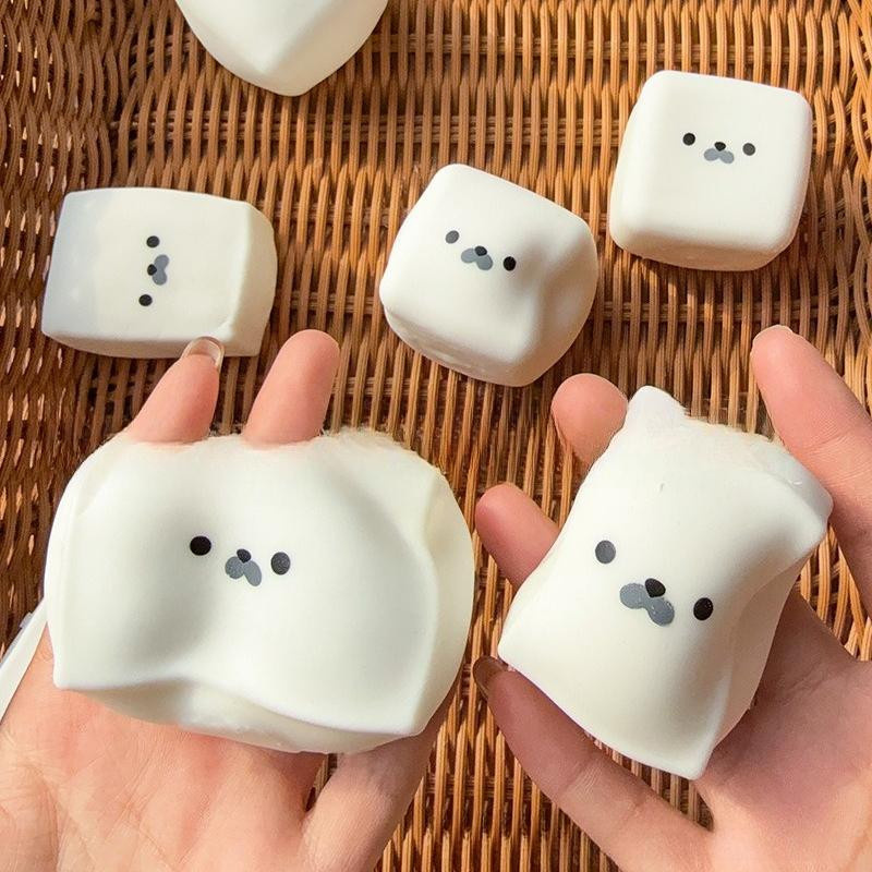 Needoh Milch Würfel Siegel Quetschspielzeug Stressball - Bild 2