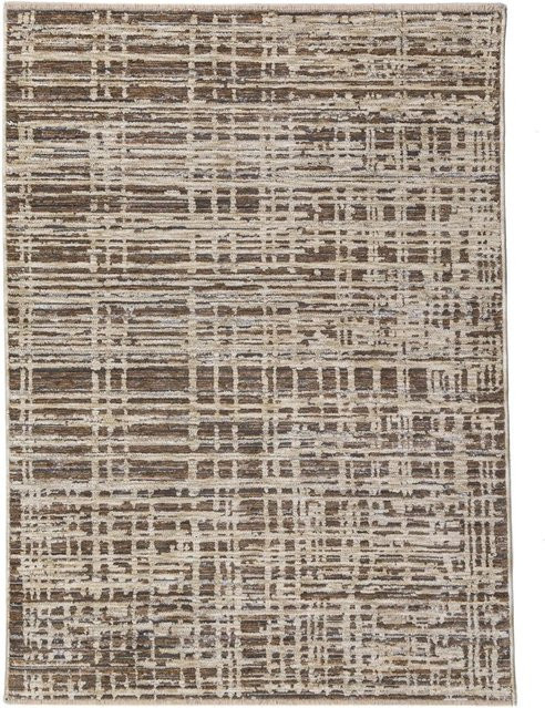 Flair Rugs Kurzflorteppich Lattice Abstract in Beige-Braun, B: 200 cm, T: 300 cm - Bild 1