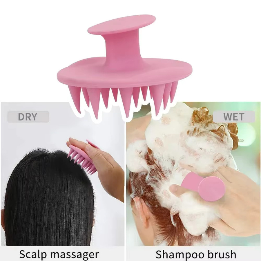 Silikon Kopfhautmassagebürste für Shampoo, Unisex - Bild 3