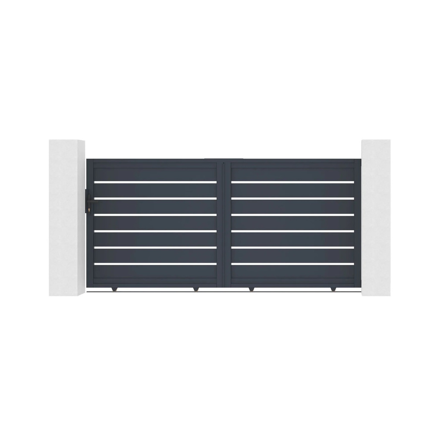 Casanoov Elektrisches Schiebetor Vogel mit Schiebetorantrieb Ranger C300 aus Aluminium, Farbe: Anthrazit, B/H: 300 x 140 cm - Bild 2
