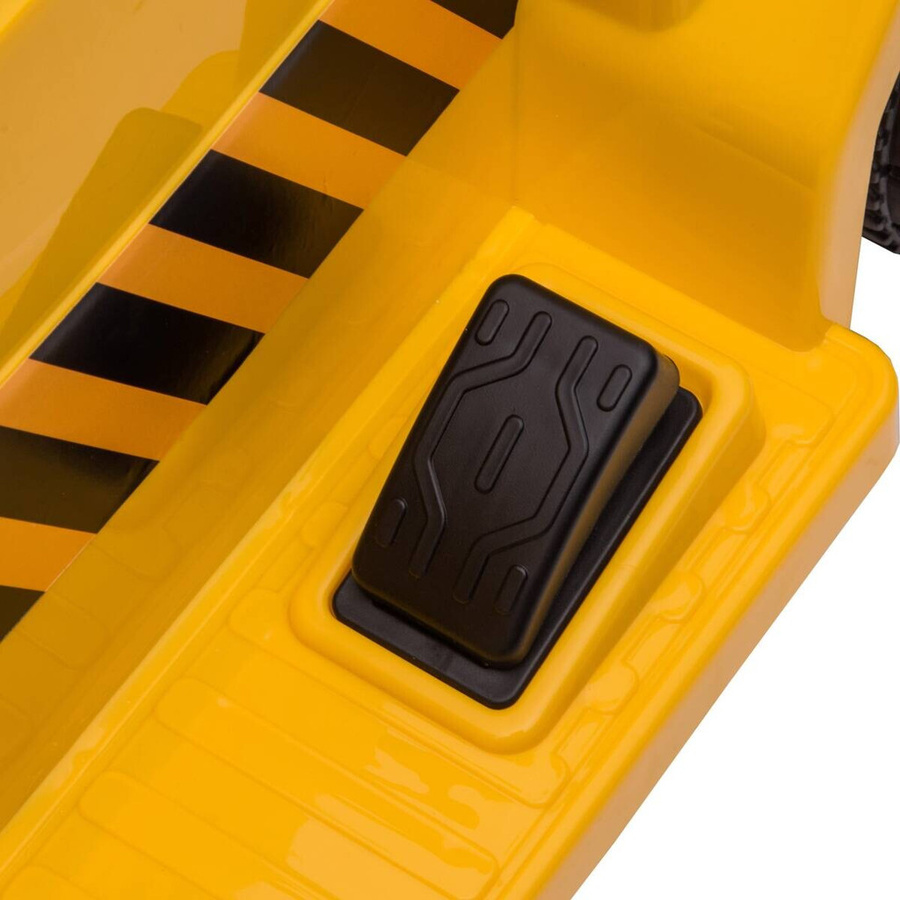 HOMCOM Elektro Kindertraktor Gelb mit kippbarer Ladefläche, Licht und Sound, Aufsitztraktor für Kinder von 1,5 bis 3 Jahren, B/H/L: 36 x 74,5 x 43,5 cm - Bild 6