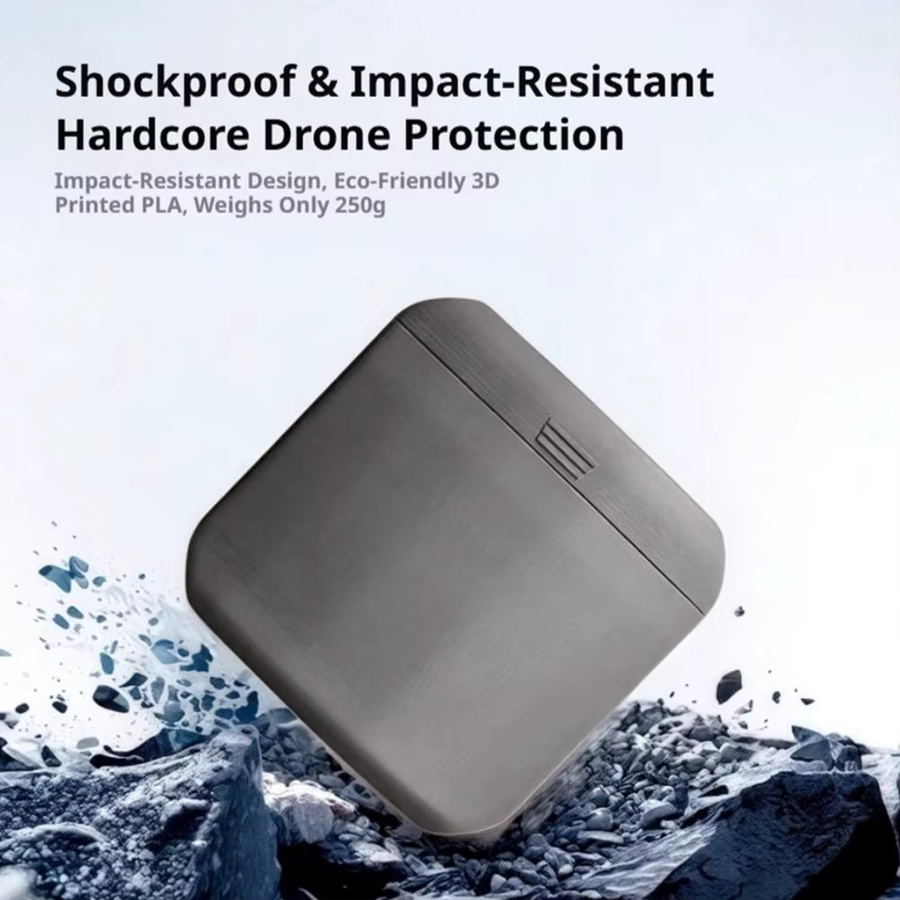 DJI Neo 2 Stoßfeste und wasserdichte Schutzhülle in Grau als kompakte Aufbewahrungsbox für dein Drohnen-Zubehör - Bild 3