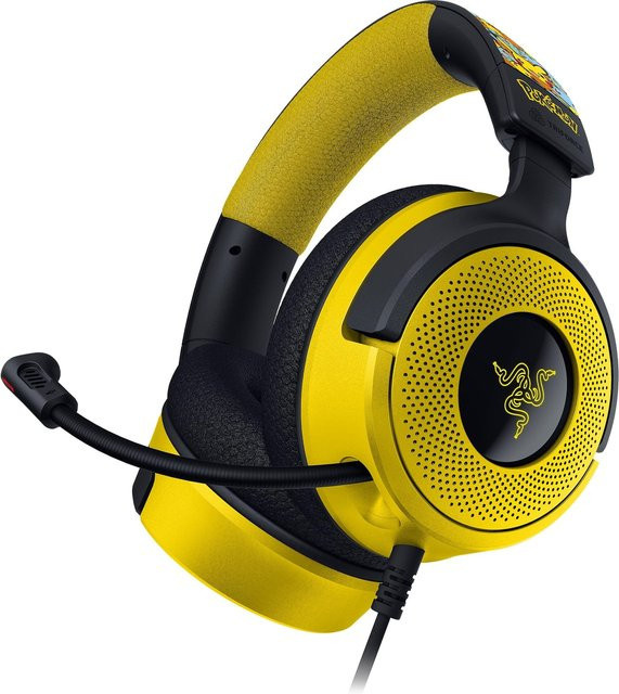 Razer Kraken V4 X Pokémon Edition Gaming-Headset in Schwarz-Gelb für PC, PlayStation, Nintendo Switch und Mobile - Bild 2