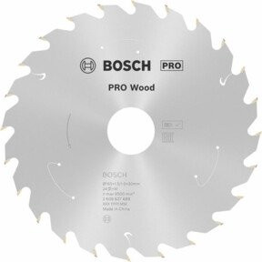 Bosch Hartmetall Kreissägeblatt Standard for Wood für Akkusägen mit 24 Zähnen, Durchmesser: 165 mm, Bohrung: 30 mm - Bild 3