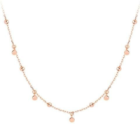 YIRAN Jewelry Choker Halskette, 925 Silber, Roségold, 40 cm, Damen - Bild 1
