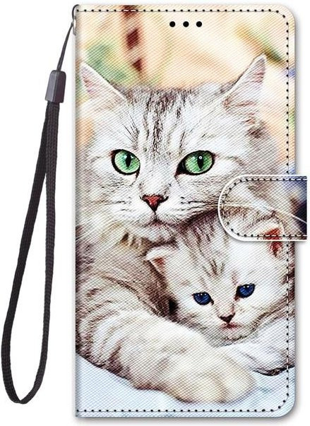 YiKELO Leder-Flip-Telefonhülle mit Blumenmuster und Kartenhalter für Samsung S5 S6 S7 S8 S9 S10 S20 FE Plus S10e in Multicolour - Bild 1