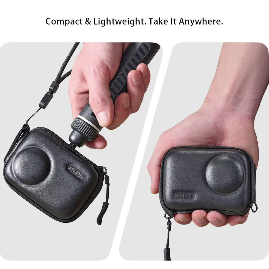 llano S11 Action-Kamera-Tasche für DJI Osmo Action 6/5 Pro/4/3, tragbare Hartschalen-Schutztasche in Schwarz - Bild 5