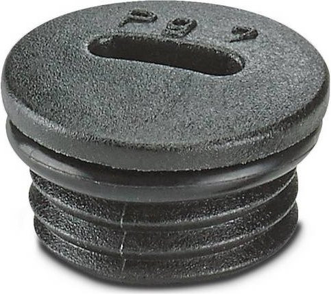 Phoenix Contact A-INSP-PG7-65N-P-BK Verschlussschraube aus Nylon in Schwarz, 10 Stück - Bild 1