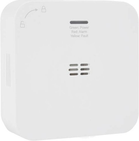 Smartwares FGA-13800 Kohlenmonoxid-Melder mit App-Steuerung, batteriebetrieben, Farbe: Weiß - Bild 1