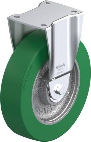 Blickle Bockrolle BH-GST 250K in Silber, Rad-Durchmesser: 25 cm, Tragfähigkeit: 900 kg - Bild 1