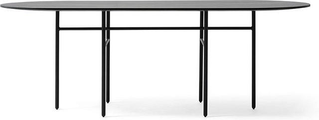 Audo Snaregade Tisch in Schwarz mit Eichenholzfurnier B/T/H: 95 x 73 x 73 cm - Bild 1