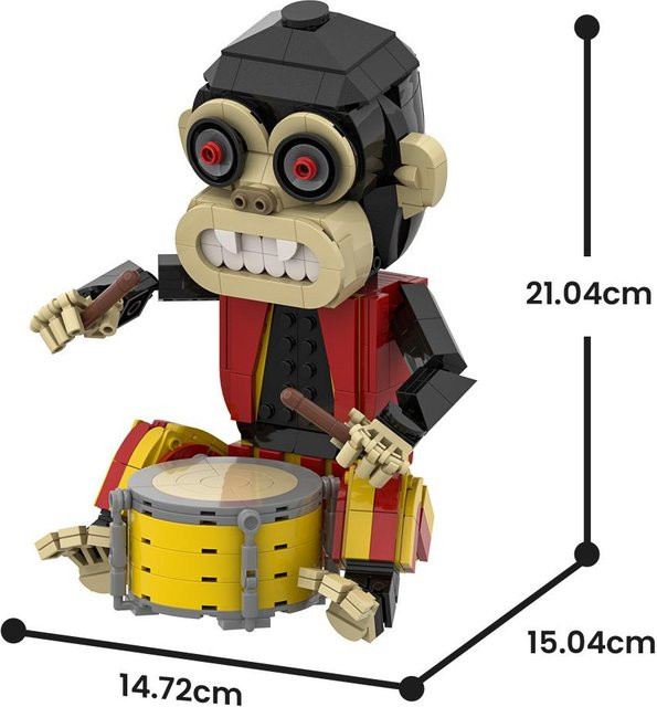Gobricks MOC Der Affe Horrorfilm Figur Bausteine Spielzeug - Bild 1
