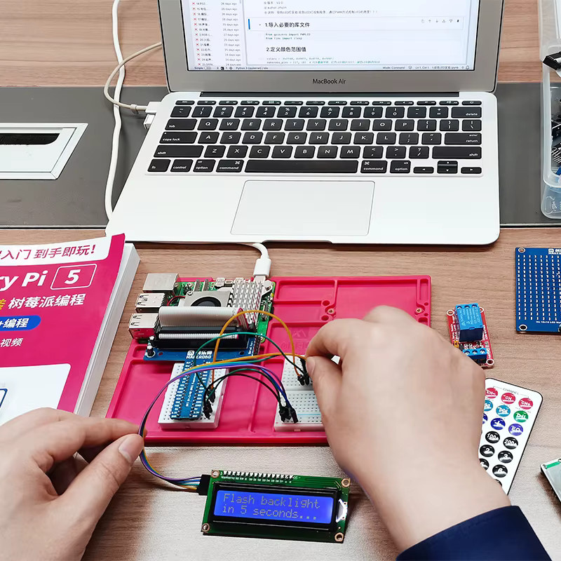 Raspberry Pi 5 Sensor-Entwicklungskit mit Python-Programmierung für Linux-Boards in Multicolor - Bild 2
