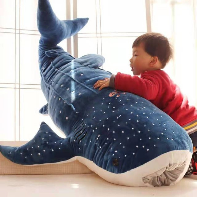 ERBAIWOO Blue Shark Plüsch Spielzeug, Blau, 50-120 cm - Bild 1