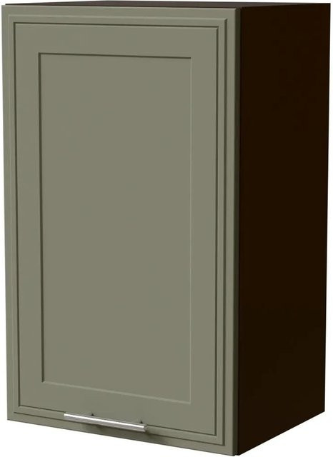 Feldmann-Wohnen Hängeschrank Salo in Lava und Reed Green Matt mit Kassettenoptik, B/T/H: 45 x 32,5 x 72 cm - Bild 1