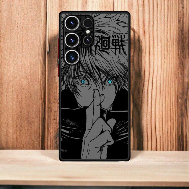 Handyhülle mit Anime Sukuna Jujutsu Kaisen Motiv für Samsung Galaxy S25, S24, S23 Ultra, S22 Plus und weitere Modelle, Multicolor, Weiche Kante - Bild 1