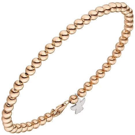 Colfem Armband Engel, 585 Rotgold, Weißgold, bicolor, 19 cm - Bild 1