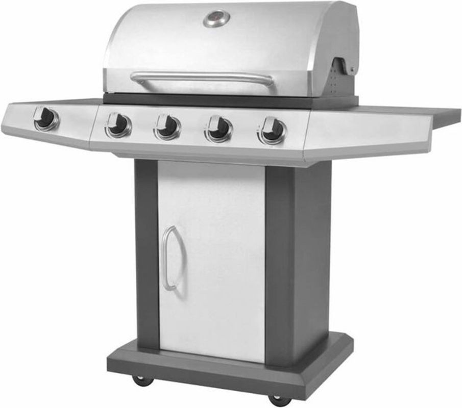 Vidaxl Gas Grill aus Edelstahl in Silber - Bild 1