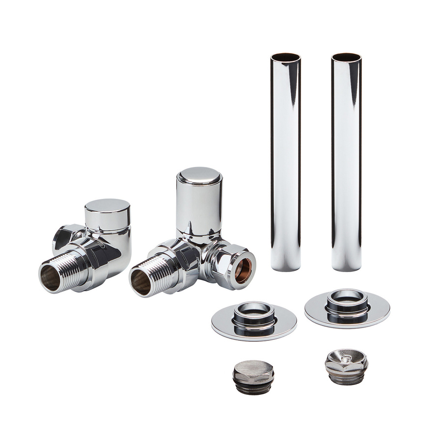 Hudson Reed Eckventil aus Messing in Chrom-Optik mit 1/2 Zoll Anschluss - Bild 1