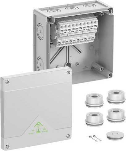 Spelsberg Abzweigkasten 81044001 Grau IP55 IP66 B/T/H: 18,2 x 18,2 x 9,0 cm - Bild 1
