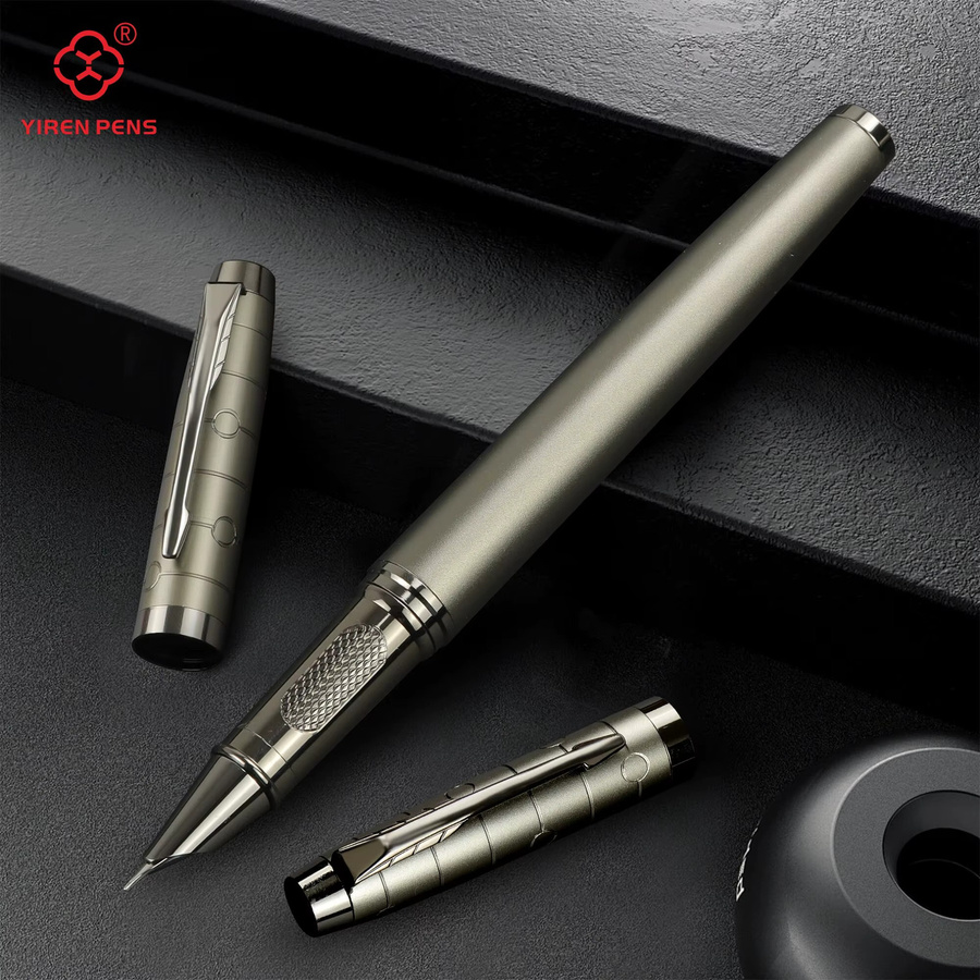 YUNCHUN Füllfederhalter aus Metall in Gunmetal Grey/Black für Profis - Bild 2