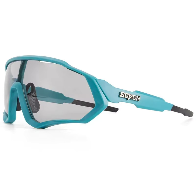 SCVCN Sportsonnenbrille, Herren, Vollrand, Photochrom, Kunststoff - Bild 5