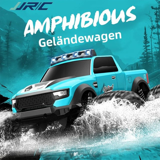JJRC Landamphibisches Fahrzeug, ferngesteuertes Fahrzeug, großräumiger Landwagen - Bild 1