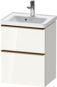Duravit Waschtischunterschrank D-Neo, weiß glänzend, Wandhängend, B/T/H: 48,4 x 37,2 x 62,5 cm - Bild 1