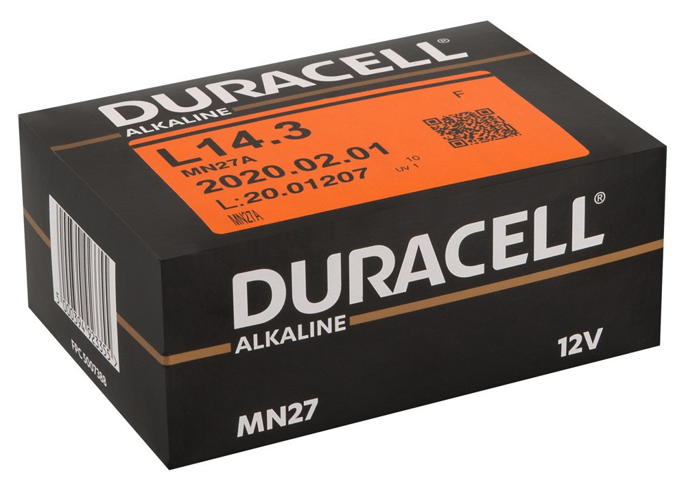 Duracell Knopfzellen Batterie 27A 10er Pack - Bild 3