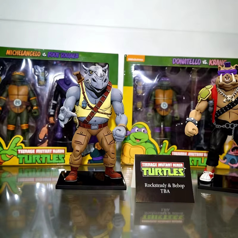 Potdemiel Teenage Mutant Ninja Turtles Rocksteady Bebop, Actionfiguren, 7 Zoll - Bild 3