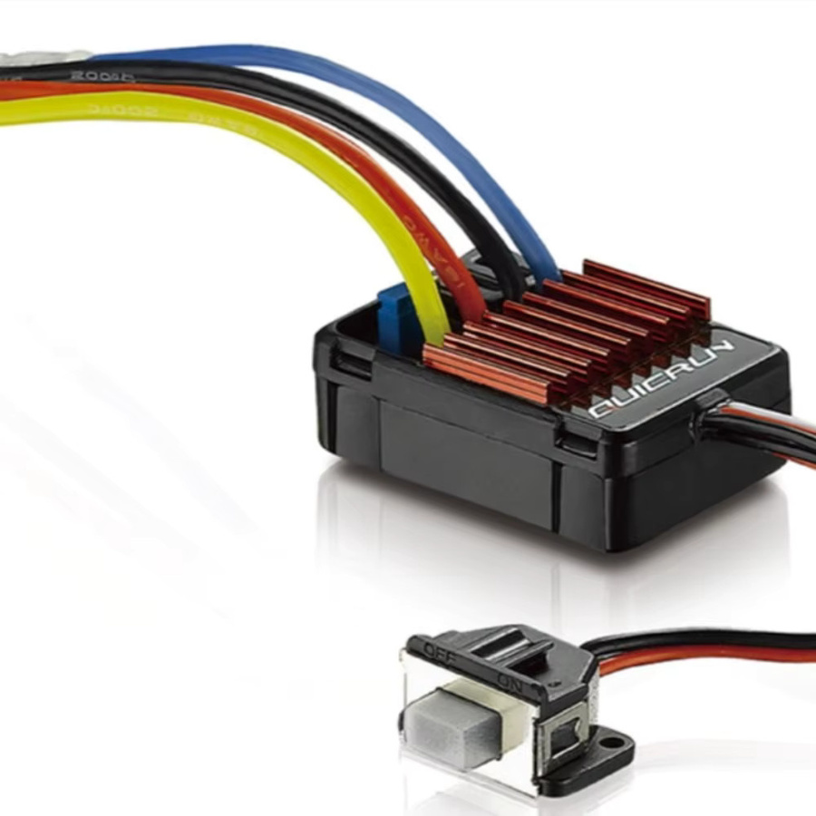 Hobbywing QuicRun 1625/1060 ESC, Gebürsteter Einweg-/Zweiweg-Kletter-Geschwindigkeitsregler für 1/10 1/16 1/18 RC-Autos - Bild 4