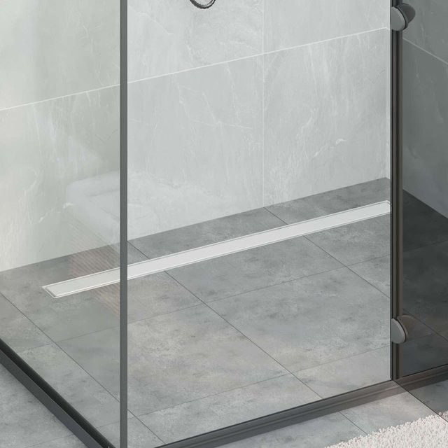 Yiwydaa 2-in-1 Duschablauf mit 360 Grad Siphon aus Edelstahl 304 in Silber, Breite: 100 cm - Bild 1