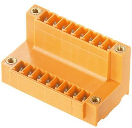 Weidmüller Stiftgehäuse-Platine BC/SC in Orange, 16 Polzahl, Rastermaß: 3.81 mm, 50 Stück - Bild 1