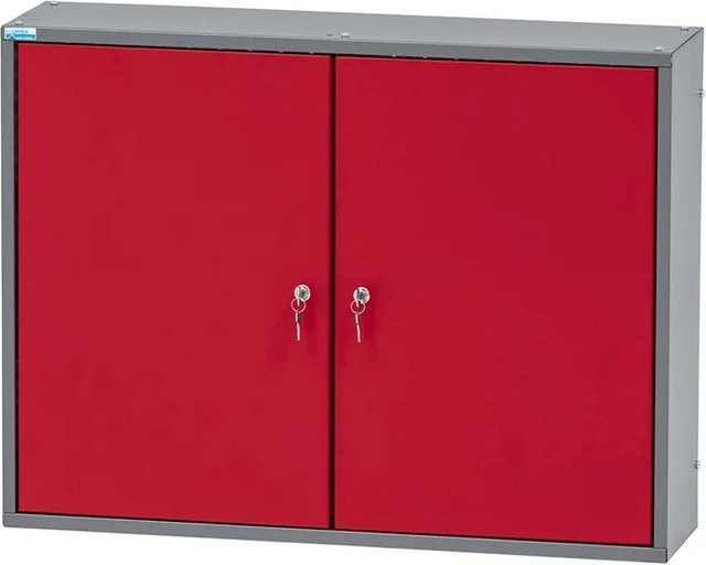 Küpper Hängeschrank 2-Türig mit 4 Fachböden, Dunkelrot, B: 60 cm, H: 80 cm, T: 20 cm - Bild 1