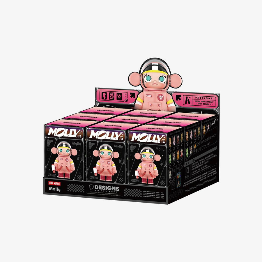 POP MART MEGA SPACE MOLLY 100% Serie 3 Blind Box, 9-teiliges Set - Bild 2