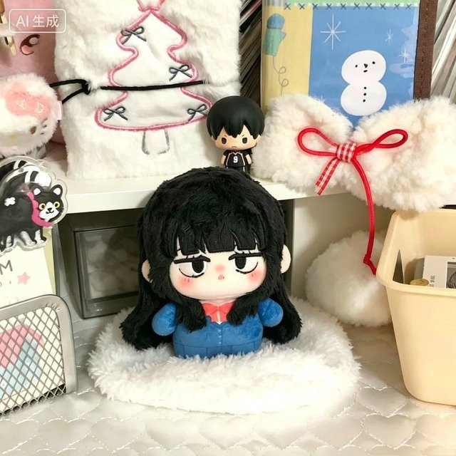 Kimi ni Todoke Sawako Kuronuma Sa Kazehaya, Plüschfigur, 10cm, grau - Bild 1
