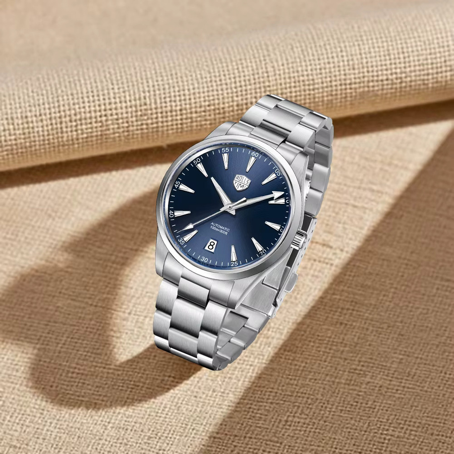 RollsTimi Armbanduhr, Automatik, Edelstahl, Blau, Herren - Bild 2