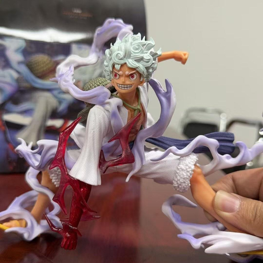 Yiran toy 1 One Piece Sonnengott Nika Luffy Actionfigur Modell Statue braun - Bild 3