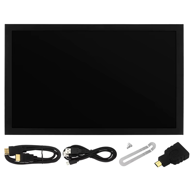 Caturda 7 Zoll IPS LCD Monitor in Schwarz mit HDMI, VGA und AV Eingang für PC, Laptop und Kamera - Bild 3