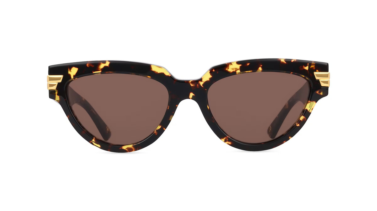 Bottega Veneta BV1035S Sonnenbrille Cat Eye, Vollrand, Acetat, Unisex, braun - Bild 1