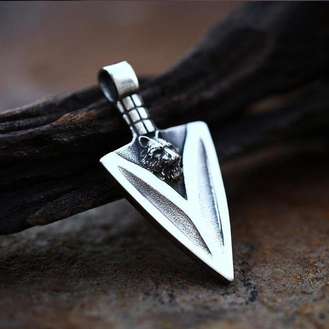 YIRAN Jewelry Anhänger Halskette, Edelstahl, Silber, Herren - Bild 1